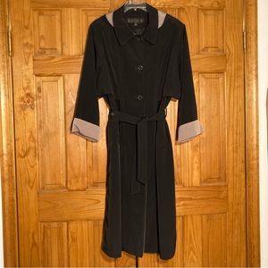 NWOT Vintage Misty Harbor Hooded Trench Coat Size 14P